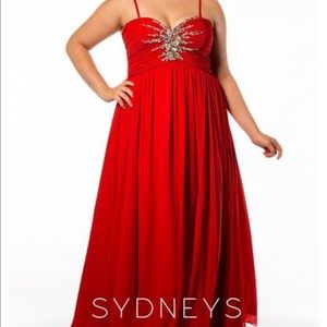 Starburst prom dress